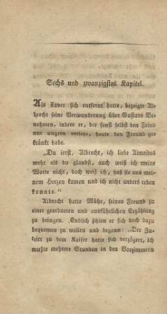 Sechs und zwanzigstes Kapitel
