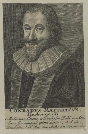 Bildnis des Conradvs Matthaevs
