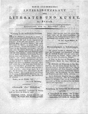 1803-11-12 : 23. Stück