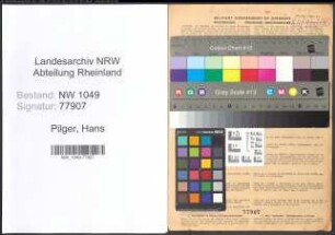 Entnazifizierung Hans Pilger , geb. 01.03.1910 (Verwaltungsbeamter)