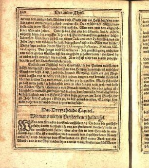 Das Dreyzehende Capitel. Wie mans mit den Verstorbenen halten sol.