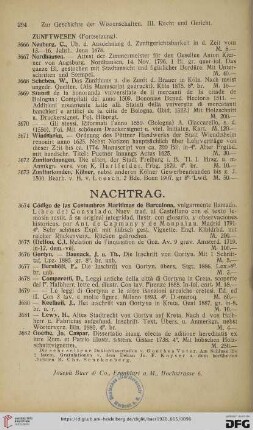 Nachtrag (Nr. 3674 - 3721)