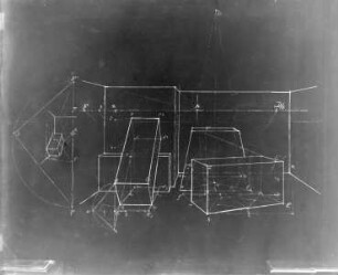 Professor Max Kleiber beim Unterricht (Architektur, Perspektive) an der königlich bayerischen Akademie der bildenden Künste in München