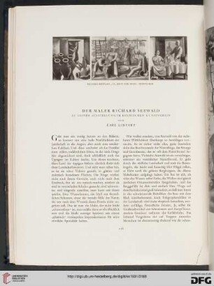 Der Maler Richard Seewald: zu seiner Ausstellung im Kölnischen Kunstverein