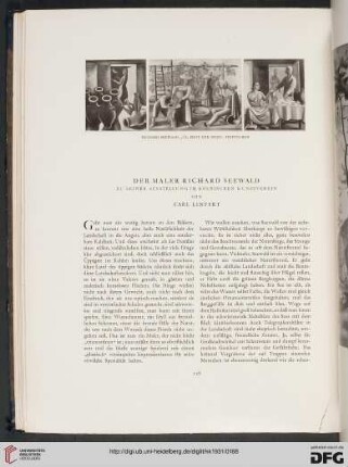 Der Maler Richard Seewald: zu seiner Ausstellung im Kölnischen Kunstverein