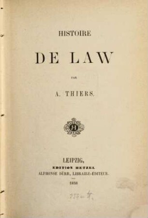Histoire de Law