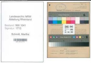 Entnazifizierung Martha Schmitt , geb. 16.05.1895 ()