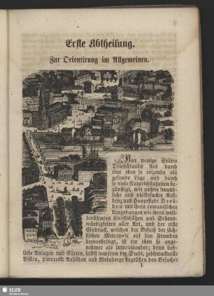 Erste Abtheilung. Zur Orientirung im Allgemeinen