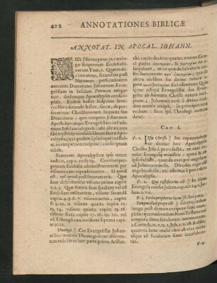 Annotat. In Apocal. Iohann.