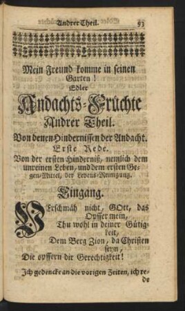 Andrer Theil