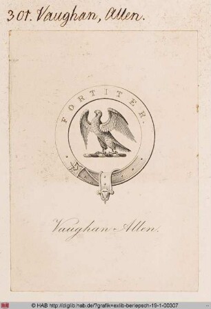 Exlibris des Vaughan Allen