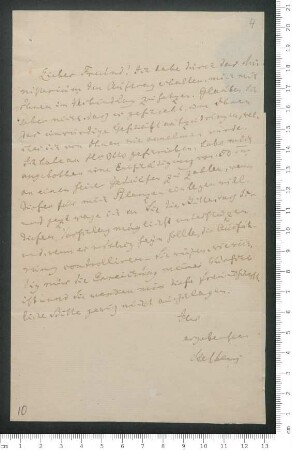 Brief von Henrik Steffens an Adelbert von Chamisso