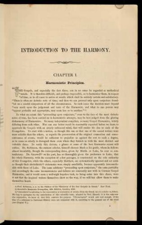 1 - 35, Introduction to the Harmony