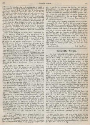 374-375 Literarische Notizen