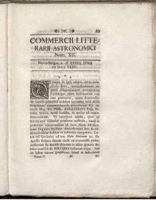 Num. XII.