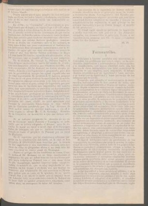 Ferrocarriles. - [Continuación] : (Del Boletín de la Sociedad Antioqueña de Ingenieros).