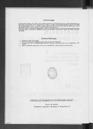 Erläuterungen Zeichenerklärungen