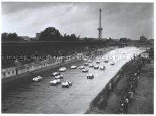 Start beim Avus-Rennen