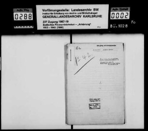Lesem, Albert, Kaufmann in Karlsruhe Käufer: Franz Peter, Grundstücksmakler Eheleute in Karlsruhe Lagerbuch-Nr. 2102 Karlsruhe