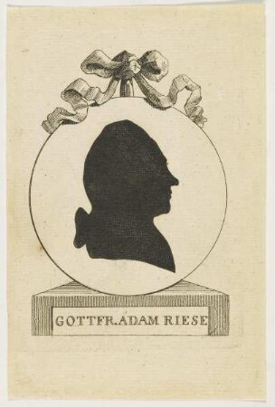 Bildnis des Gottfr. Adam Riese