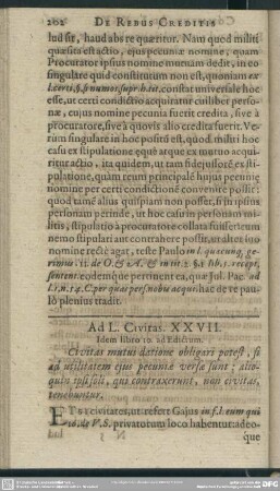 Ad L. Civitas. XXVII. Idem libro 10 ad Edictum
