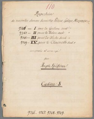 6 Dances, Arr, guit, HenK WoO 104/8 - BSB Mus.Schott.Ha 10301-2