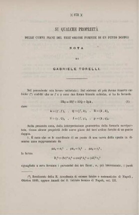 Su qualche proprietà delle curve piane del terz' ordine fornite di un punto doppio.