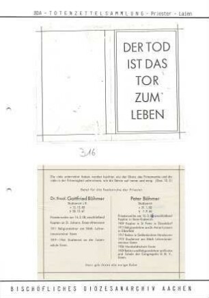 Böhmer, Dr. theol. Gottfried