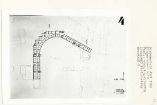 Studentenwohnheim, Bochum (Diplomarbeit bei Peter Poelzig): Grundriss 4. Obergeschoss 1:200