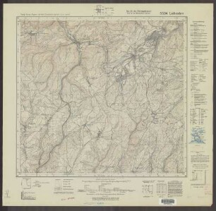 5534 Lehesten ; Topographische Karte von Bayern 1:25.000 [Positionsblätter]