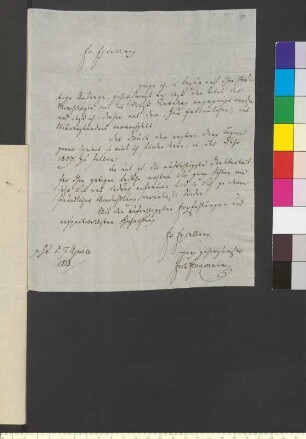 Brief von Frommann, Karl Friedrich Ernst an Goethe, Johann Wolfgang von