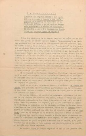 La posición del español : Aufsatz