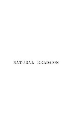 Natural Religion