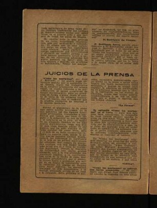 Juicios de la prensa