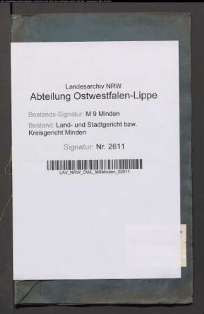 Spezialteilung der Gemeinheiten Holge und Köppermoor zu Döhren.