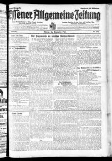 Essener allgemeine Zeitung. 1918-1943