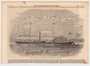 Steam-launch built for Dr. Livingstone"s exploration of the Zambesi river