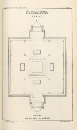 Plate XXXII. Nitalowa. Shrine. Plan