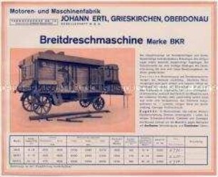 Breitdreschmaschine Marke BKR