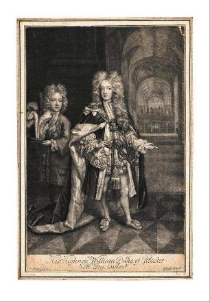 William Duke of Gloucester mit Benjamin Bathurst