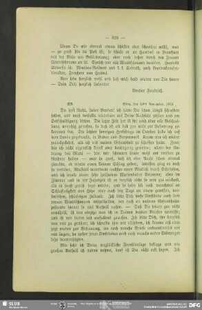 Friedrich von Schlegel an August Wilhelm von Schlegel, Wien, 13.11.1819