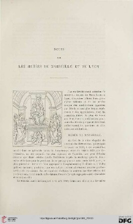 2. Pér. 24.1881: Notes sur les musées de Marseille et de Lyon