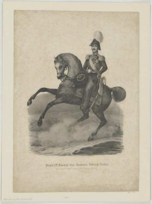 Bildnis des Herzog Ernst II. von Sachsen Coburg Gotha