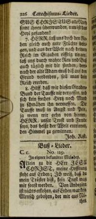Buß-Lieder.
