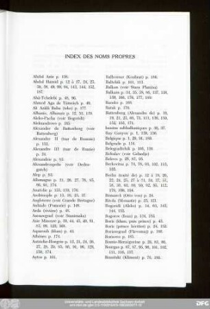 Index Des Noms Propres
