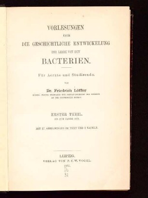 1: Bis zum Jahre 1878