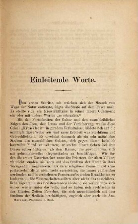Lehrbuch der praktischen und theoretischen Pharmacie : mit besonderer Rücksicht auf angehende Apotheker und Ärzte, 1. Pharmaceutische Naturgeschichte und Waarenkunde