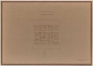 Fick, Roderich; Obersalzberg; Bestandspläne Haus Bormann - Grundriss 2. OG