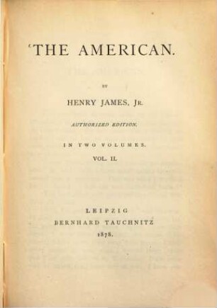 The American, 2