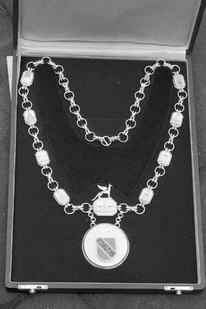 Amtskette des Karlsruher Oberbürgermeisters.